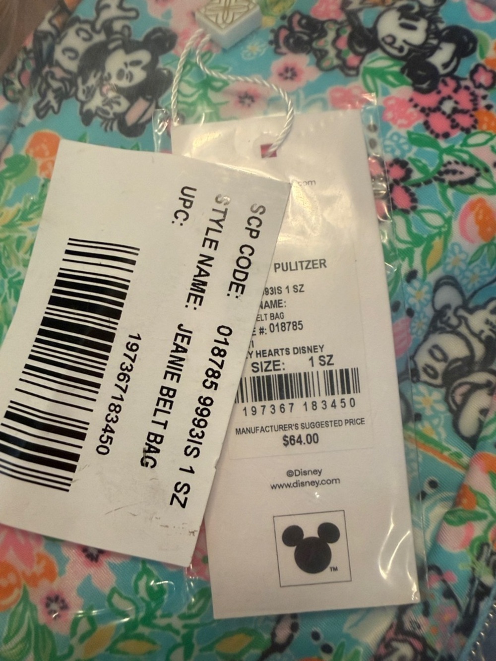 Lilly Pulitzer x Disney Jeanie belt bag, NWT - Picture 4 of 6